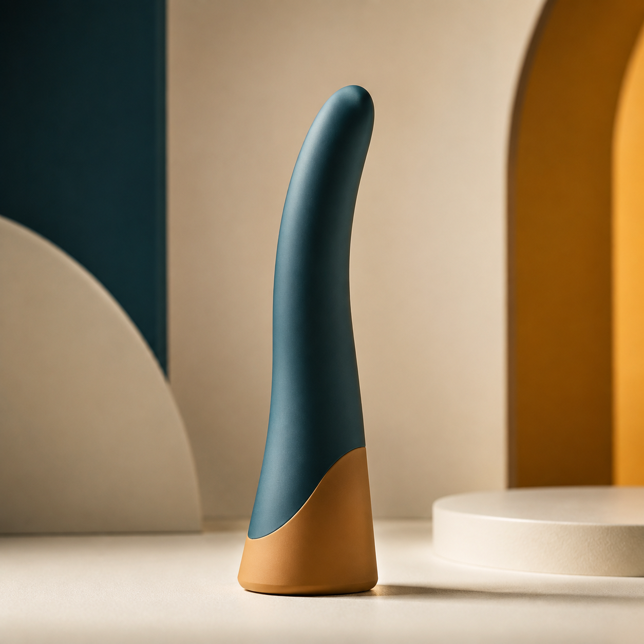 Streamlined, curved and stylized forms made to brief.